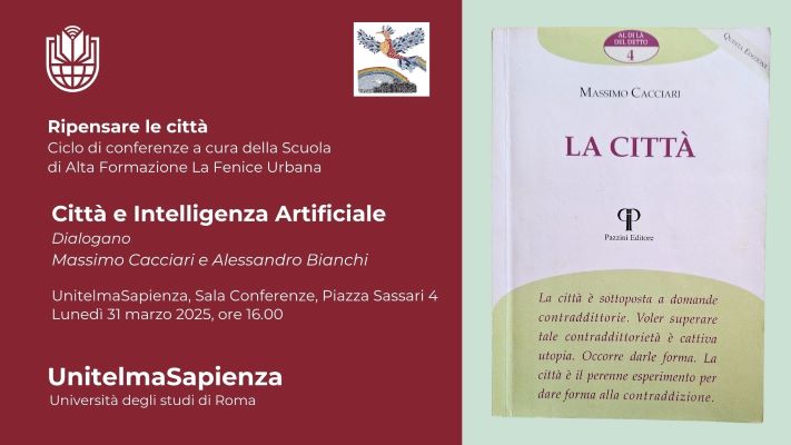 Città e Intelligenza Artificiale, con Massimo Cacciari e Alessandro Bianchi