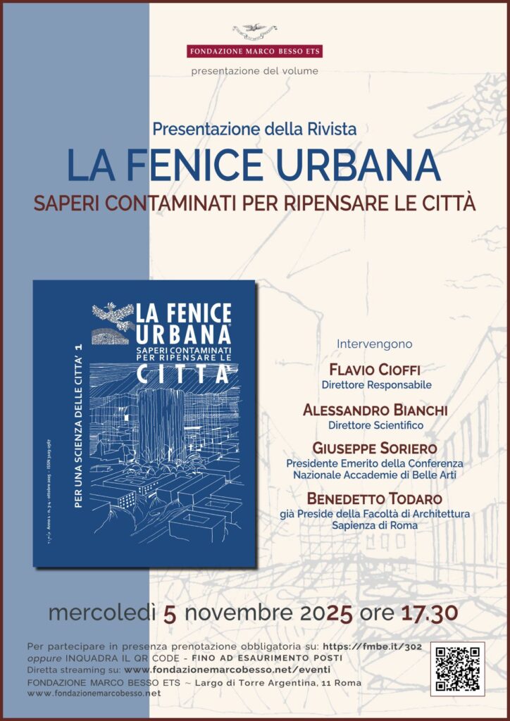 A Roma la presentazione del n. 3-4 de La Fenice Urbana