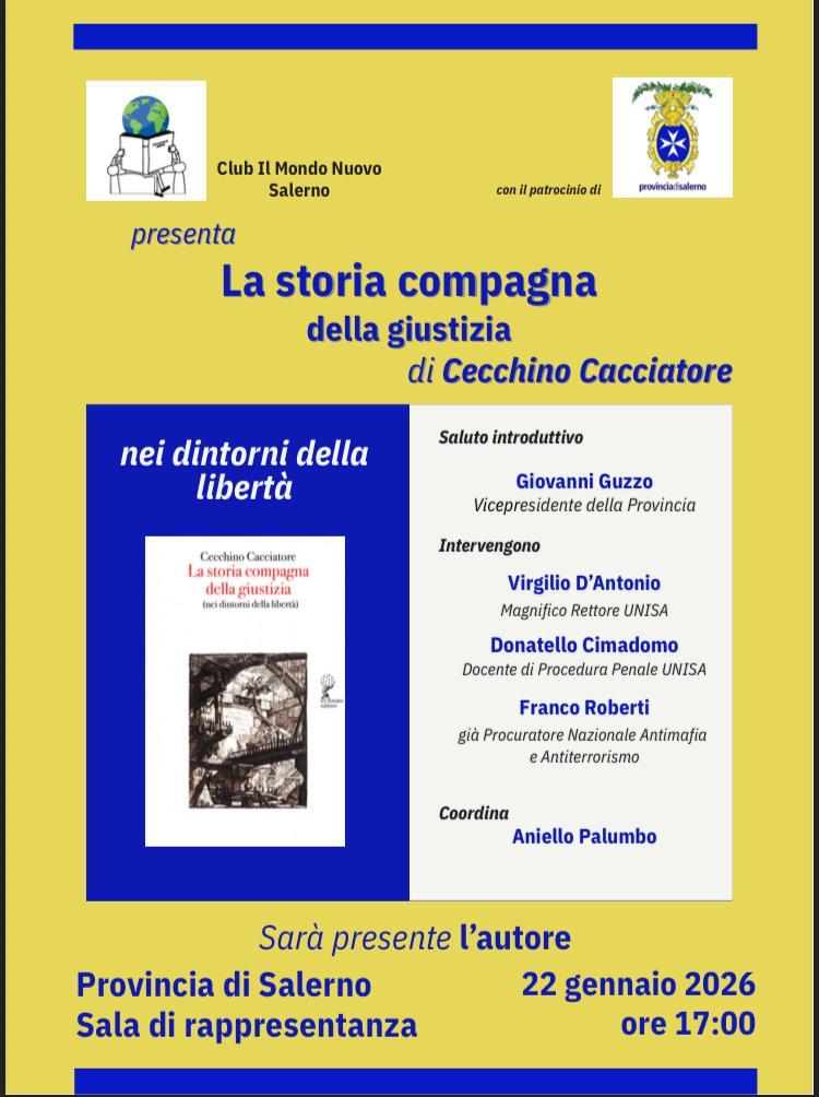 La storia compagna della giustizia, di C. Cacciatore
