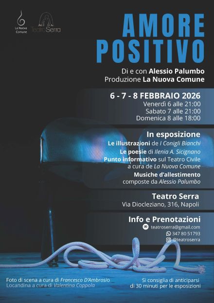 “Amore positivo” al Teatro Serra di Napoli