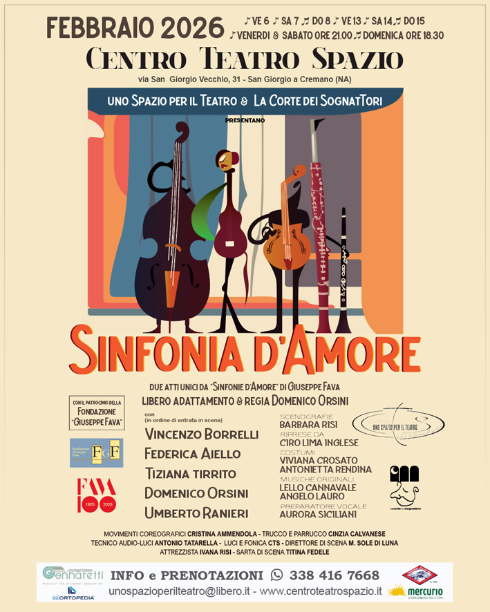 “Sinfonia d’Amore”, da Giuseppe Fava
