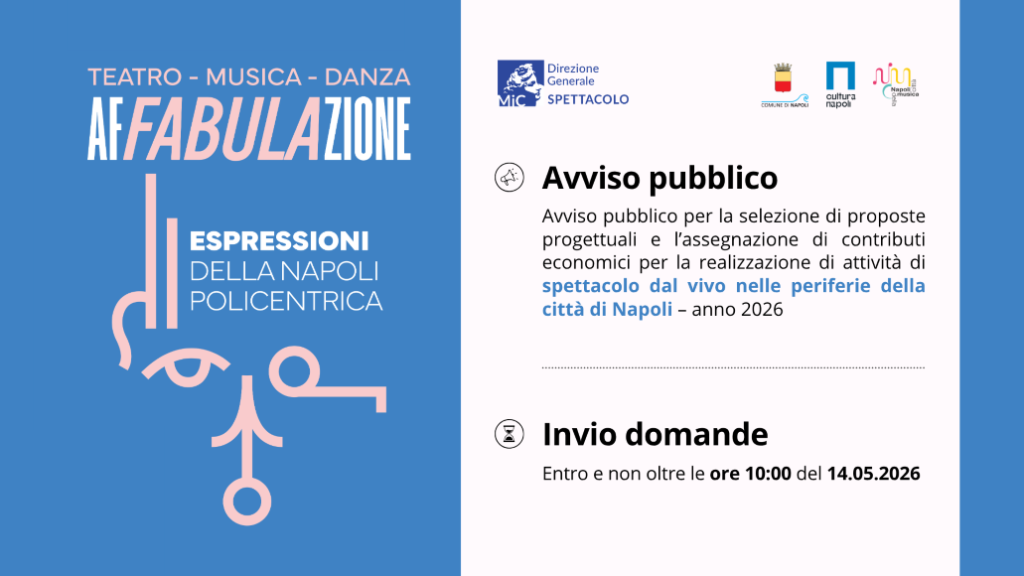 Pubblicato il bando di “Affabulazione” 2026
