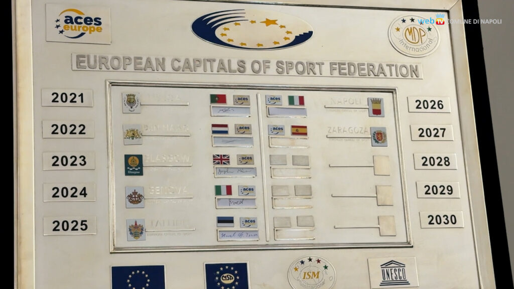 Napoli Capitale Europea dello Sport 2026