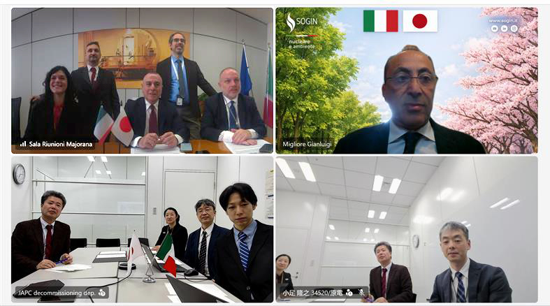 Accordo tra Sogin e la giapponese JAPC