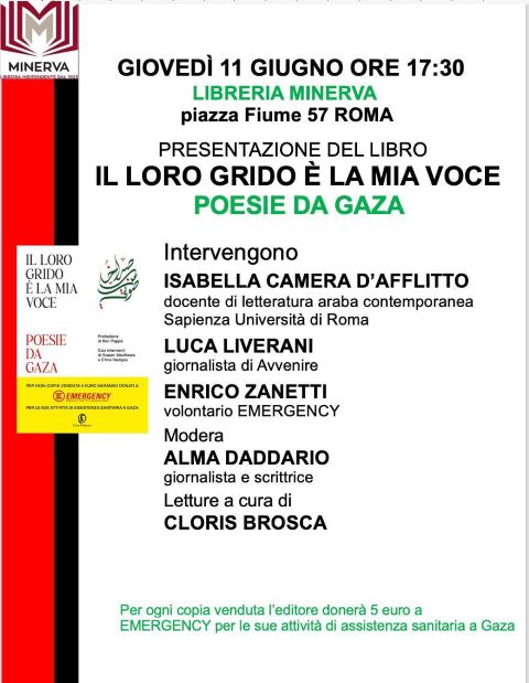 “Il loro grido è la mia voce. Poesie e cronache da Gaza”