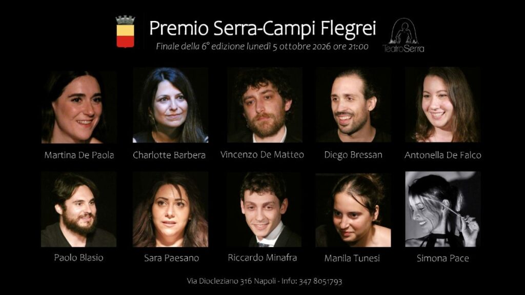 6° Premio “Serra-Campi Flegrei”, i finalisti di ottobre