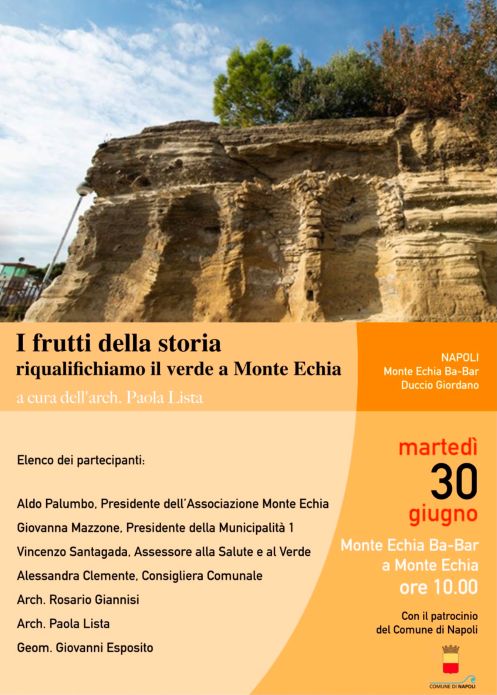 I frutti della storia, riqualifichiamo il verde a Monte Echia
