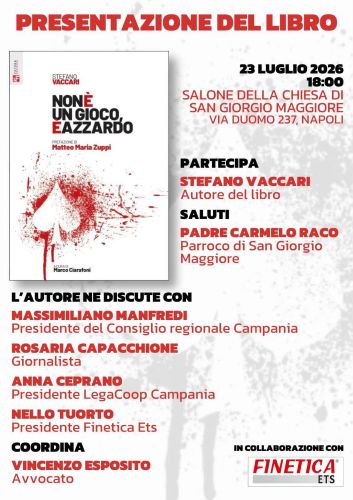 “Non è un gioco, è azzardo”, di Stefano Vaccari