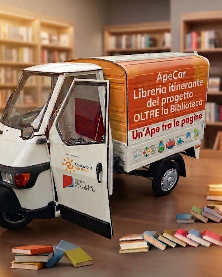 “Un’Ape tra le pagine”, prestito digitale gratuito e biblioteca itinerante