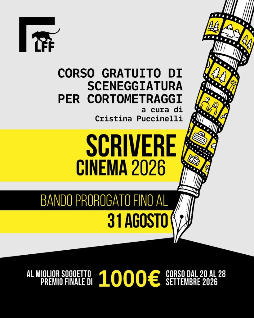 “Scrivere Cinema”, prorogate le iscrizioni gratuite