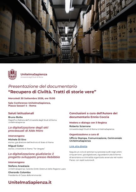 RECUPERO DI CIVILTA’, di Ennio Coccia