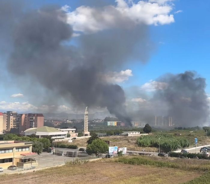 L’incendio a Giugliano del 15 settembre