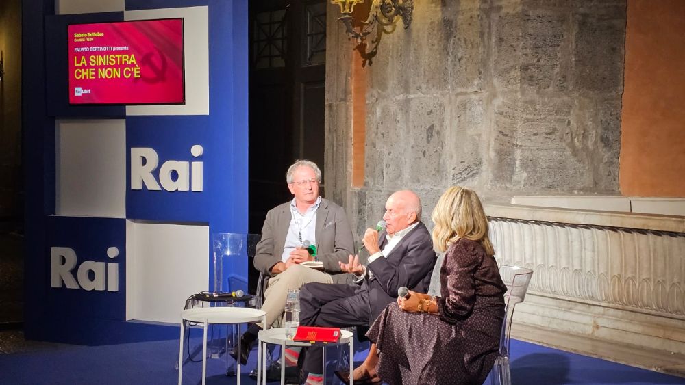 Incontro con Fausto Bertinotti al Campania Libri Festival